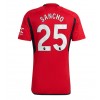 Herren Fußballbekleidung Manchester United Jadon Sancho #25 Heimtrikot 2023-24 Kurzarm